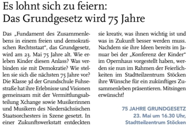 75Jahre Grundgesetz