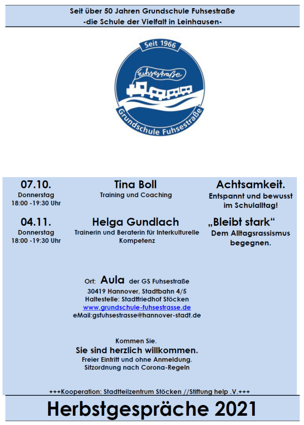 Herbstgespräche 2021